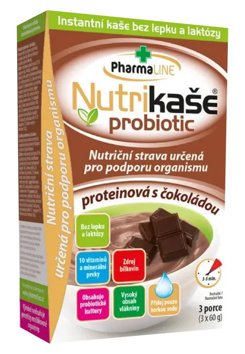 Mogador Nutrikaše Probiotic proteinová s čokoládou 180 g (3x60g)